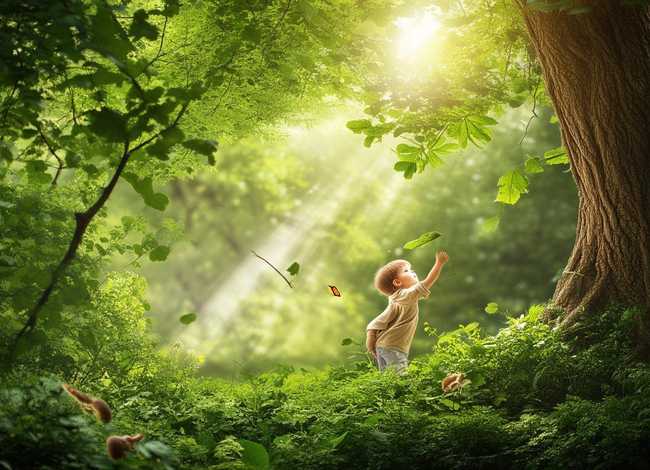 儿童故事树叶从哪里来、树叶是从哪里来的故事