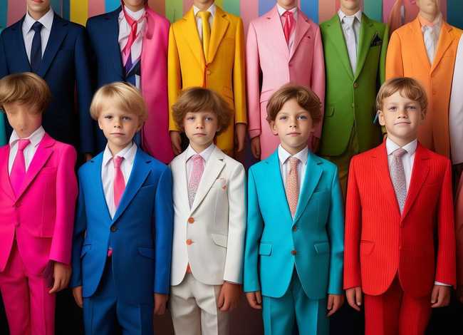 儿童西装艺术照片，儿童西装艺术照片大全