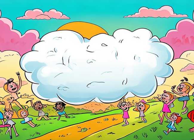 云朵面包绘本故事儿童画 - 云朵面包绘本故事手抄报