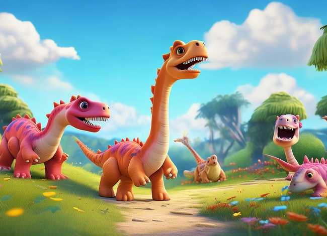 恐龙动画故事儿童完整3-6岁 经典动画片大全集少儿恐龙的故事