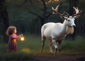 梅花鹿的故事儿童版300字、梅花鹿故事作文300字