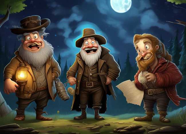 儿童睡前小故事三个强盗 - 绘本故事三个强盗视频