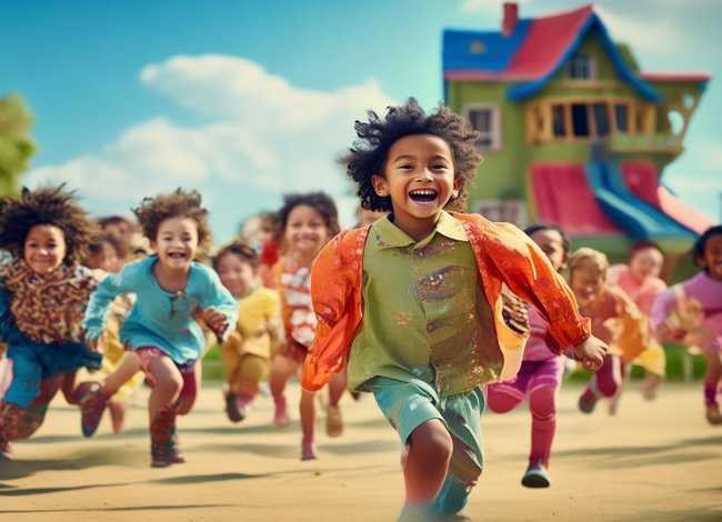 幼儿故事追呀追图片 - 幼儿园追呀追故事