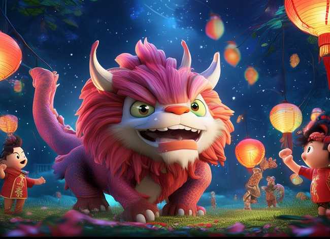 年兽的故事儿童版英语 年兽的故事英语版简短