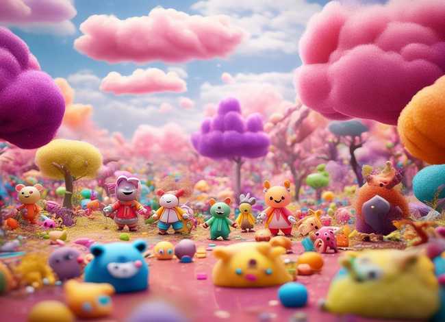 儿童色彩童话故事 - 儿童色彩图画