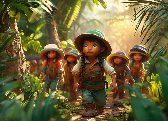 丛林冒险儿童故事 丛林探险幼儿故事