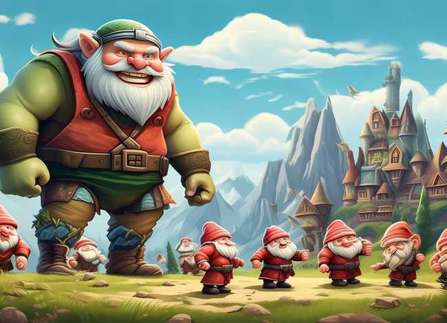 儿童故事巨人国里的小矮人、巨人与小人国的故事