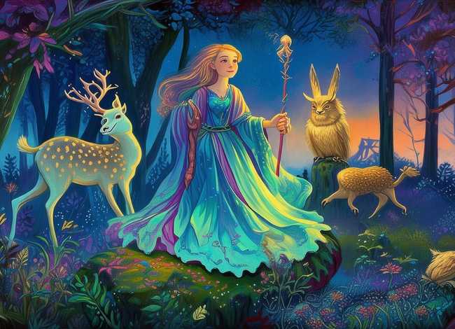 童话故事绘画 童话为主题的绘画作品