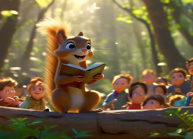 儿童故事松鼠，松鼠讲故事在线听