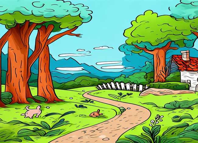 绘本背景图片简笔画（绘本背景图片简笔画大全）