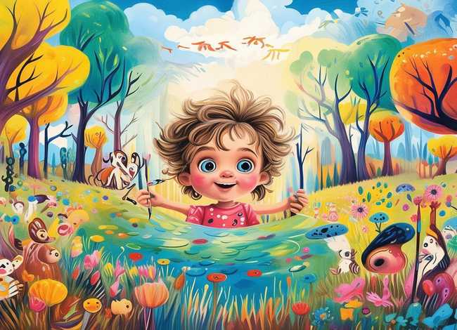 儿童美术故事绘本、少儿美术绘本故事