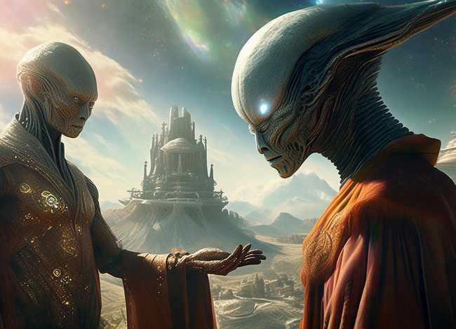 外星人的故事、秦始皇遇到外星人的故事