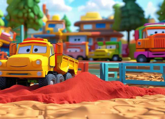 翻斗车儿童故事动画片；儿童版翻斗车动画片