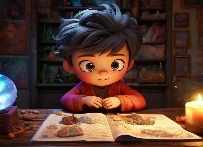 小不点的收藏品绘本故事 小不点的收藏品绘本故事图片