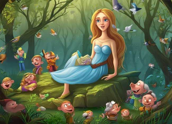 小孩子故事白雪公主、小孩子故事白雪公主免费听