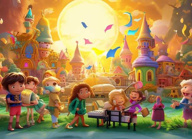 儿童节英文儿歌故事绘本；英语儿歌绘本故事