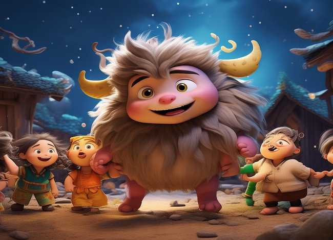 年兽的故事儿童 - 年兽的故事幼儿