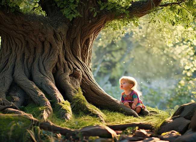 树爷爷的故事创意画儿童（幼儿故事树爷爷的故事）