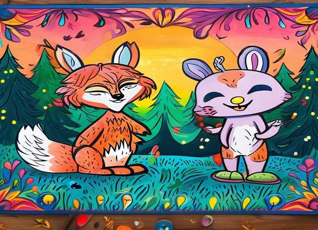 美国儿童民间故事、美国民间故事手抄报