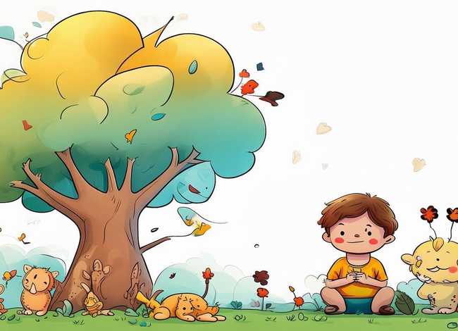 一个故事一幅图画儿童版（一个故事四幅图简笔画）