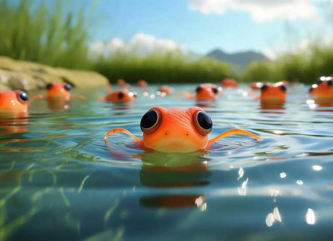 幼儿故事 小蝌蚪找妈妈 - 幼儿故事 小蝌蚪找妈妈图片