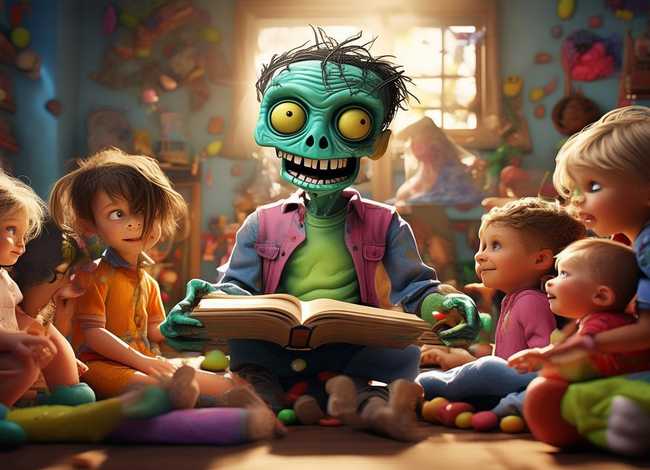 儿童绘本有声故事之僵尸 僵尸少儿故事