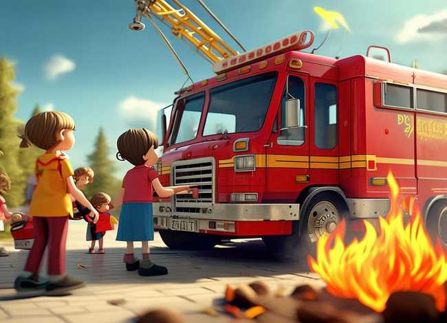 儿童学习灭火故事（关于灭火的幼儿故事）