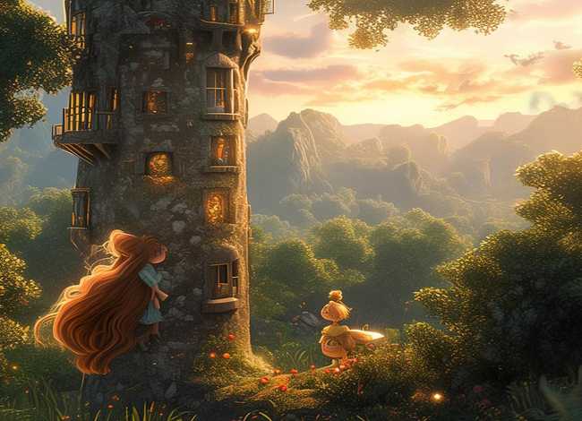 儿童故事长发公主的故事 讲故事长发公主的故事