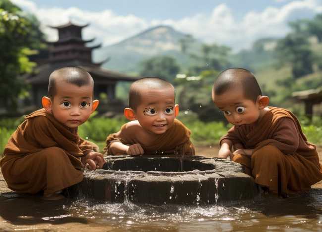 三个和尚儿童故事文字，三个和尚幼儿故事简介