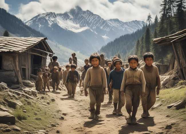 山区贫困儿童上学视频、贫困山区孩子上学视频