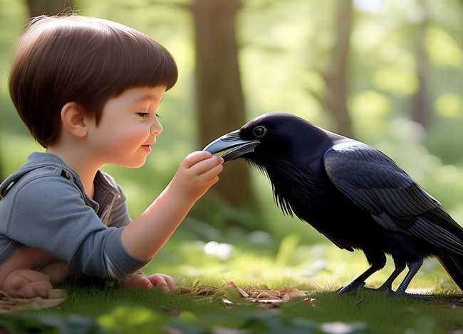 乌鸦反哺的儿童故事完整版（乌鸦反哺的故事 动画片）