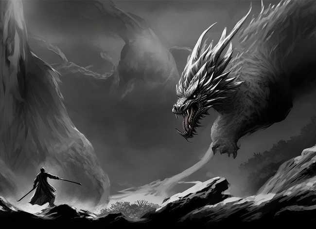 历史故事绘画作品、历史故事绘画作品黑白