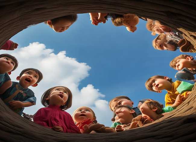 坐井观天儿童成语故事视频、成语故事坐井观天动画视频