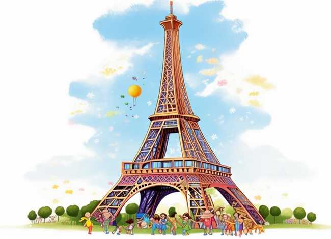 埃菲尔铁塔幼儿故事；埃菲尔铁塔故事简写
