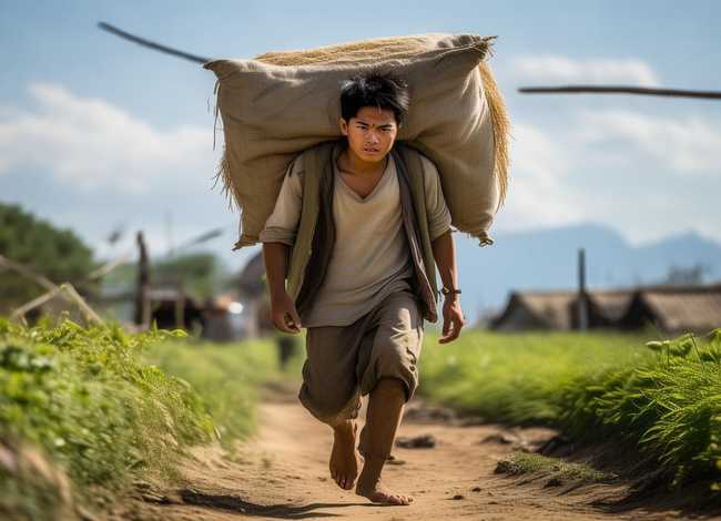 《二十四孝故事》 - 二十四孝故事子路负米