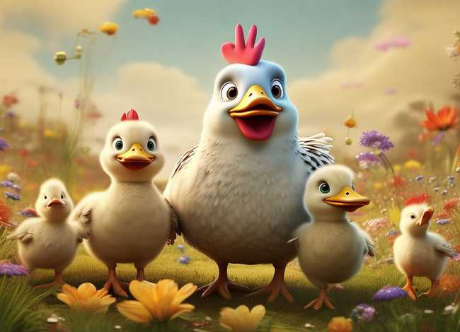 儿童故事鸡爸爸和鸭妈妈；鸡爸爸和鸭妈妈的故事视频