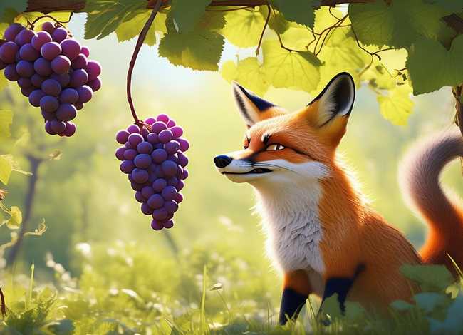 狐狸和葡萄短故事（狐狸和葡萄简短小故事）