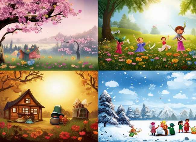四季的童话儿童故事，四季的故事有哪些