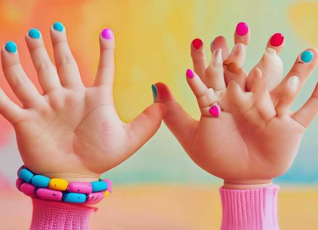 儿童手掌卡通图片、幼儿手掌卡通图片