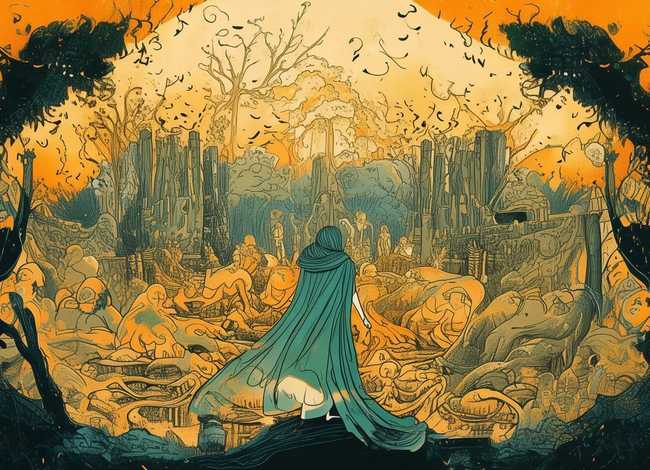 神话故事图画怎么画呀（神话故事图画怎么画呀简单）