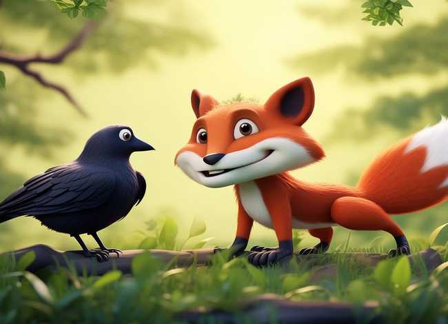 儿童故事狐狸和乌鸦故事配乐；乌鸦和狐狸的故事配什么音乐