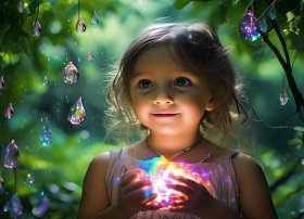 雨滴项链儿童故事，雨滴项链的故事梗概