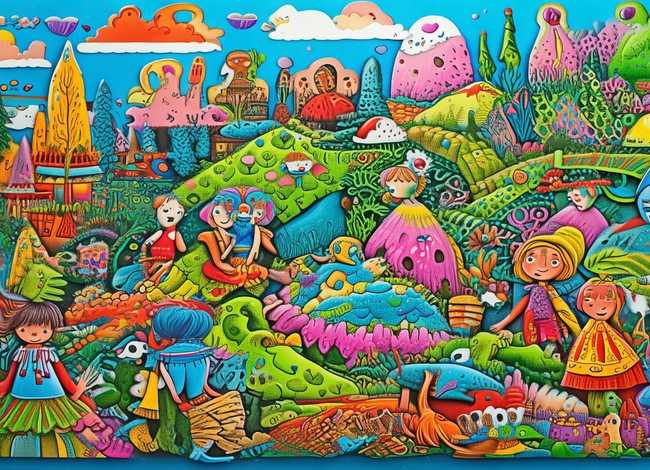 和绘本故事有关的儿童美术画，有关绘本故事的手抄报