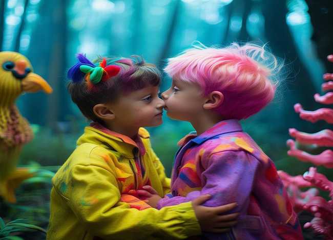 非主流儿童故事，非主流爱情故事