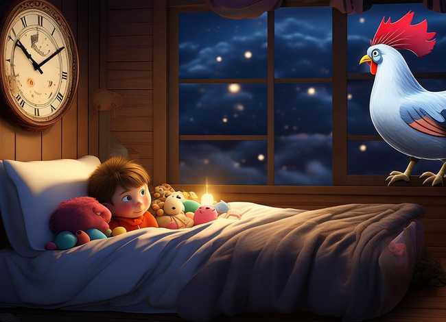 儿童睡前故事半夜鸡叫在线听 幼儿故事在线听睡前半夜鸡叫