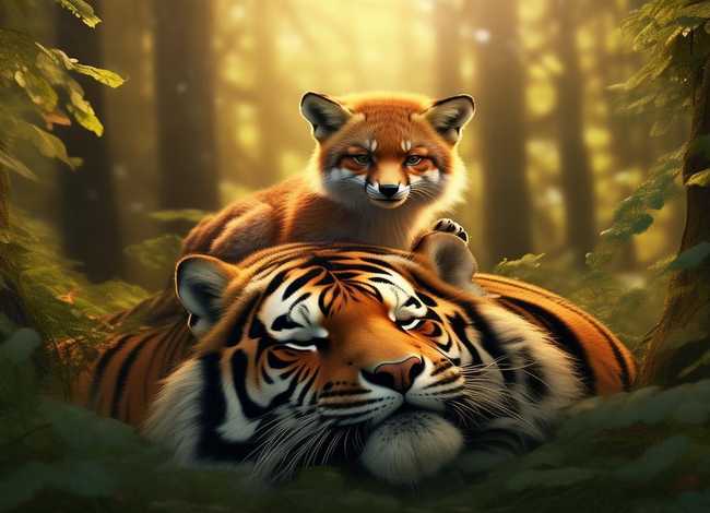 儿童故事狐假虎威文字完整版；幼儿故事狐假虎威文字