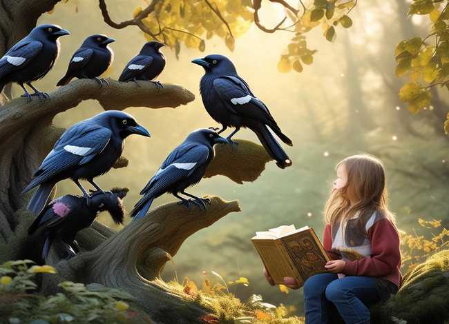 儿童故事大全七只乌鸦、小孩听故事书大全故事七只乌鸦 儿童故事大全七只乌鸦、小孩听故事书大全故事七只乌鸦