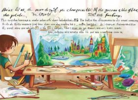 故事画加文字；故事画加文字怎么画