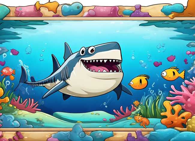 大鲨鱼故事儿童动画片、大鲨鱼视频动画片少儿