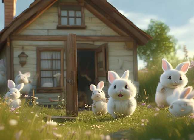 小兔子乖乖故事贝瓦儿歌 - 小兔子乖乖儿歌视频小兔子乖乖故事